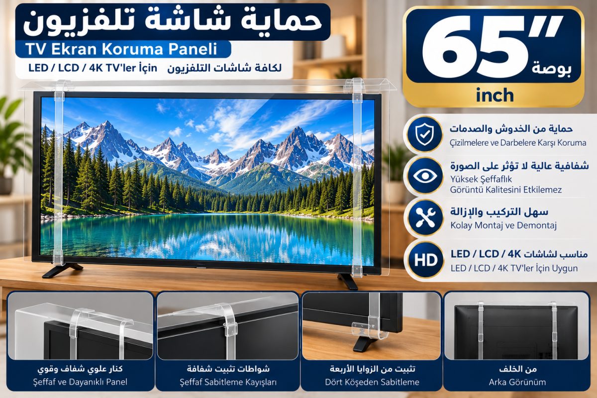 حماية شاشة تلفزيون 65 بوصة
